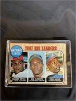 TOPPS 1967 RBI LEADERS