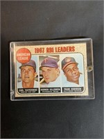 TOPPS 1967 RBI LEADERS