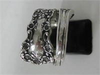 Sterling Silver Vintage Turned Handle Ring