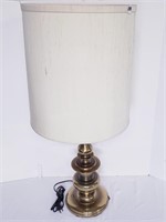 BRASS TABLE LAMP - VERY HEAVY