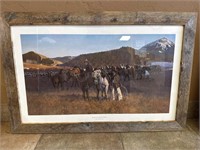 "BEARS PAW ROPE CORRAL" BY GARY CARTER FRAMED