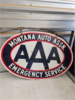 Antique AAA sign