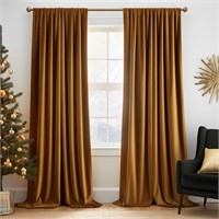 Velvet Curtains 84 Inch Long Room