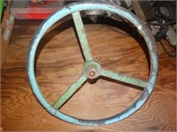 Vintage Tractor Steering Wheel 17"d x 6 1/2"L