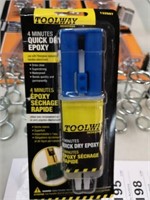6 Pkgs Of Toolway Quick Dry Epoxy