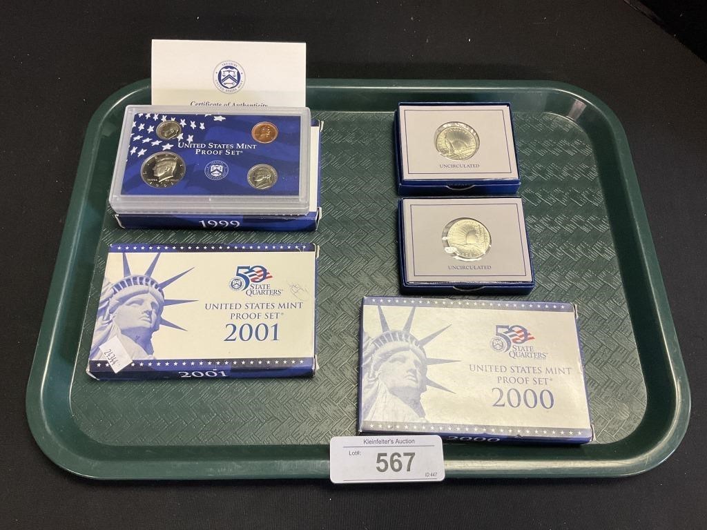 1999-01 US Mint Proof Sets, 1986 Liberty Coins.