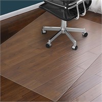 Clear Chair Mat for Hardwood Floor: 48" x 35.5" P