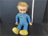 OLD MRS. BEASLEY DOLL WITH ORIGINAL GLASSES