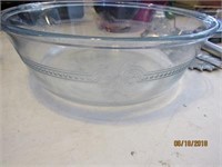 Blue Fire King Bowl - very nice condition
