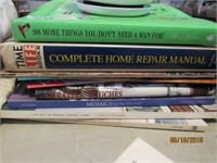 Lot of Home Repair Books & 8 Husky Movers - 100