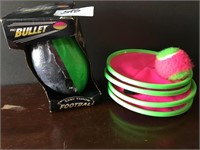 Set Of Outdoor Pro Bullet Football And Velcro