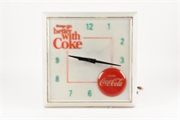 THINGS GO BETTER WITH COKE ELECTRIC CLOCK