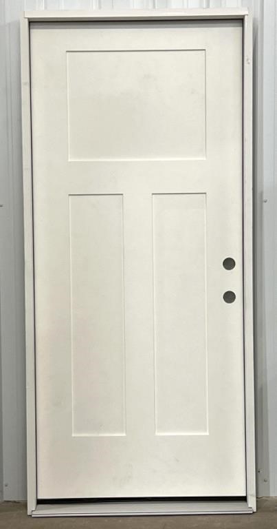 REEB 36in LH 3-Panel Prehung Exterior Door