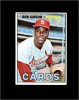 1967 Topps #210 Bob Gibson VG to VG-EX+