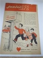 Vintage Junior Life Magazine February 13,1955