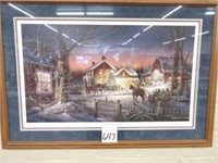 "Trimming The Tree" Framed Picture By Terry Redlin