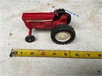 Red Metal International Toy Tractor