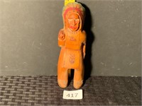 Wilderness Outfitters Wooden Carved Indian