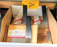 LOT STARRETT PRECISION SQUARES  (*See Photo)