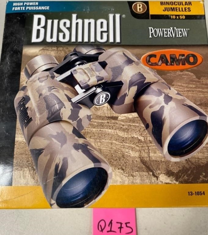 W - BUSHNELL CAMO BINOCULARS (Q175)