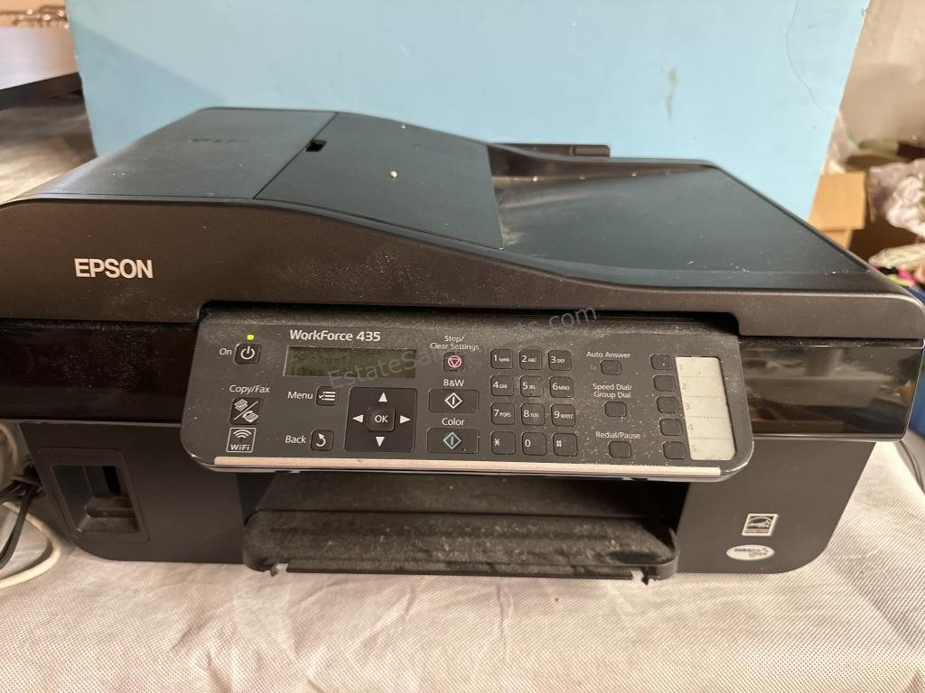 EPSON WORK FORCE 435 COPY/FAX MACHINE TESTED