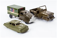Vintage Lot of Three Toy Trucks