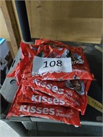 8- bags hershey kisses 1/24