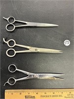 3 VTG Hair Cutting Scissors: Ice YSK