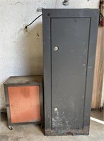 Homak Gun cabinet and All Trade Metal Cabinet on