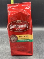 12oz community coffee half-caff ground