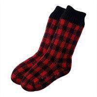 NWT Indigo Black And Red Reading Socks