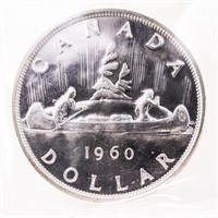 Canada 1960 Silver Dollar PL65 ICCS