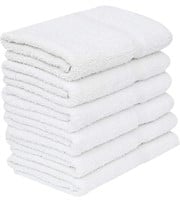 4 PACK WHITE CLASIC TOWELS 52x26IN
