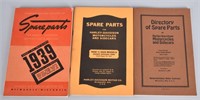 3- 1913-1939 HARLEY DAVIDSON SPARE PARTS MANUALS