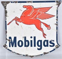 MOBILGAS PEGASUS PORCELAIN SIGN