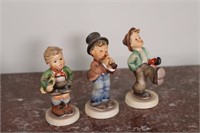Three Goebel Hummel Figurines. Boys!