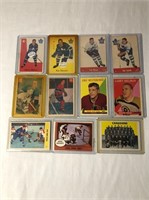 11 - 1950's Hockey Cards