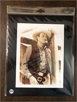 John Wayne Post photo print 8x10" mounted as pic