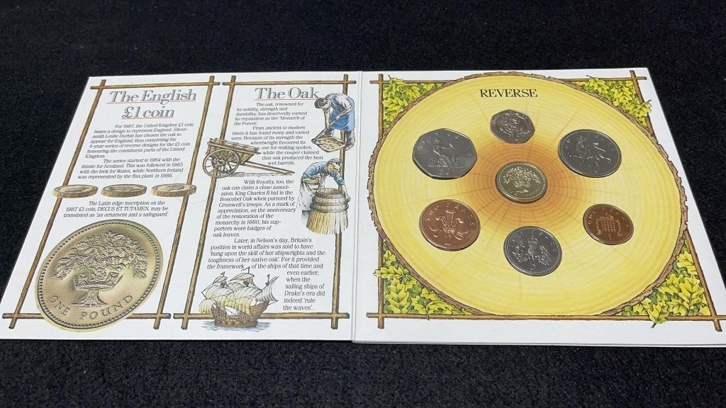 1987 United Kingdom Uncirculated Coin Set