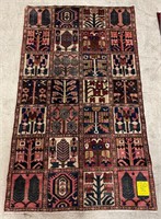 BAKHTYAR HAND KNOTTED WOOL ACCENT RUG, 6' X 3'7"