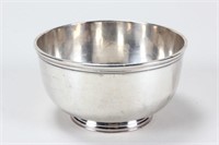 Heavy George V Sterling Silver Pedestal Bowl,