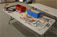 (2) Metal Tool Boxes w/Contents