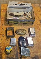 CIGARETTE HOLDER, ZIPPO LIGHTERS, MILITARY