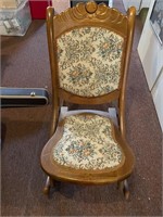 Vintage Fold up rocking chair