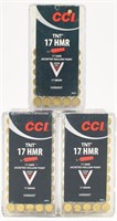 130 Rounds CCI TNT .17 HMR Ammunition