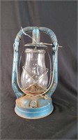 Vintage Dietz Monarch Blue Lantern