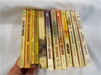 (12) Vintage Western Paperback Books Some May
