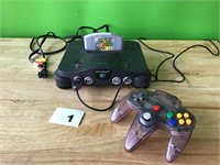 Nintendo 64 with Super Mario 64 & Controller
