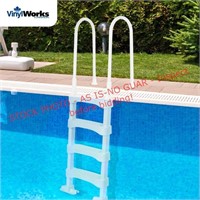 Vinyl Works 60in Pool Ladder, White