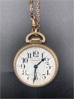 1940s Waltham Vanguard Railway Pocket Watch